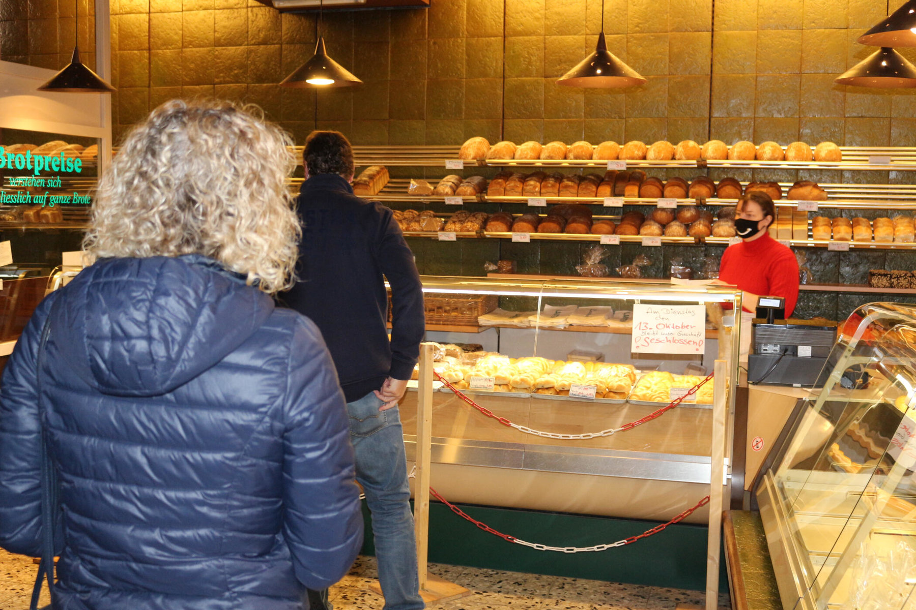Verkaufsraum der Brotbäckerei Ingo Lauten