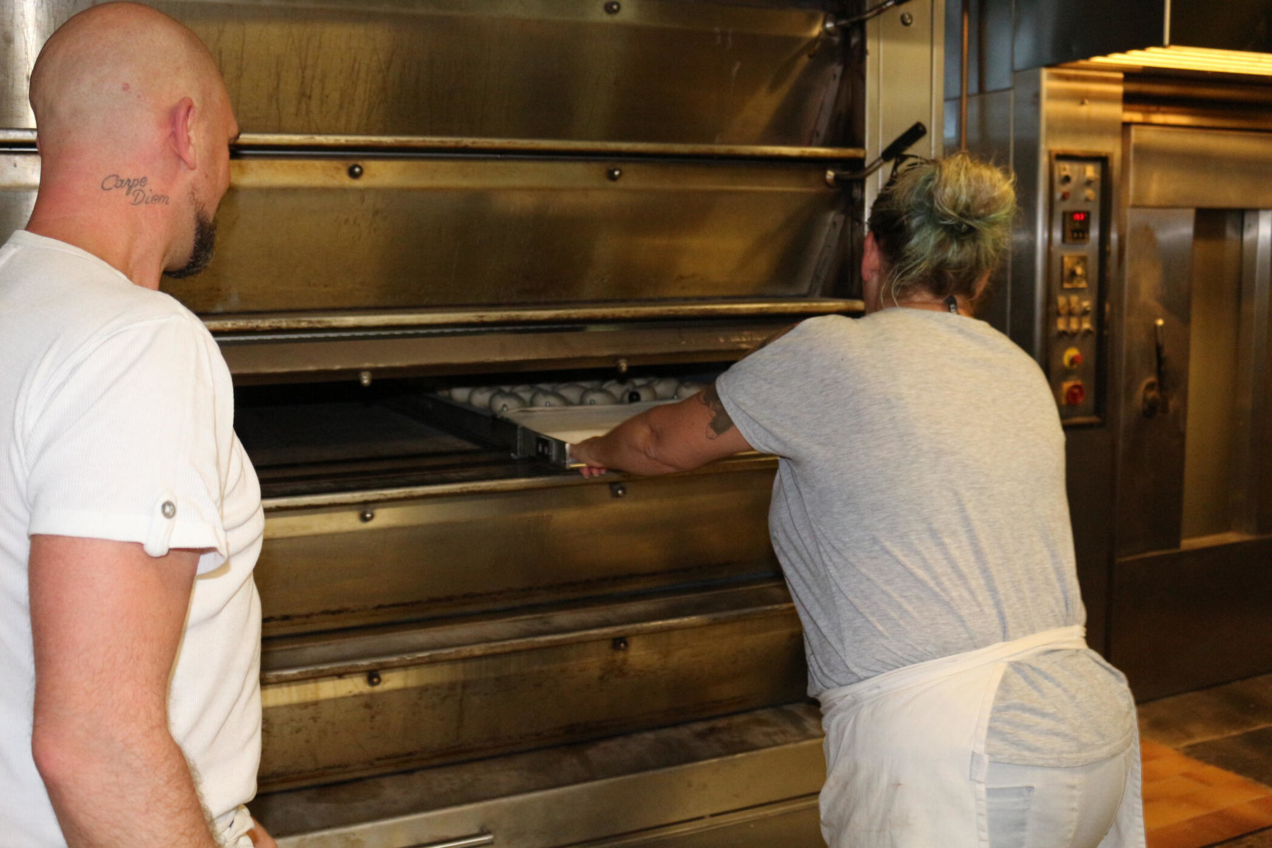 Backofen in der Brotbäckerei Ingo Lauten